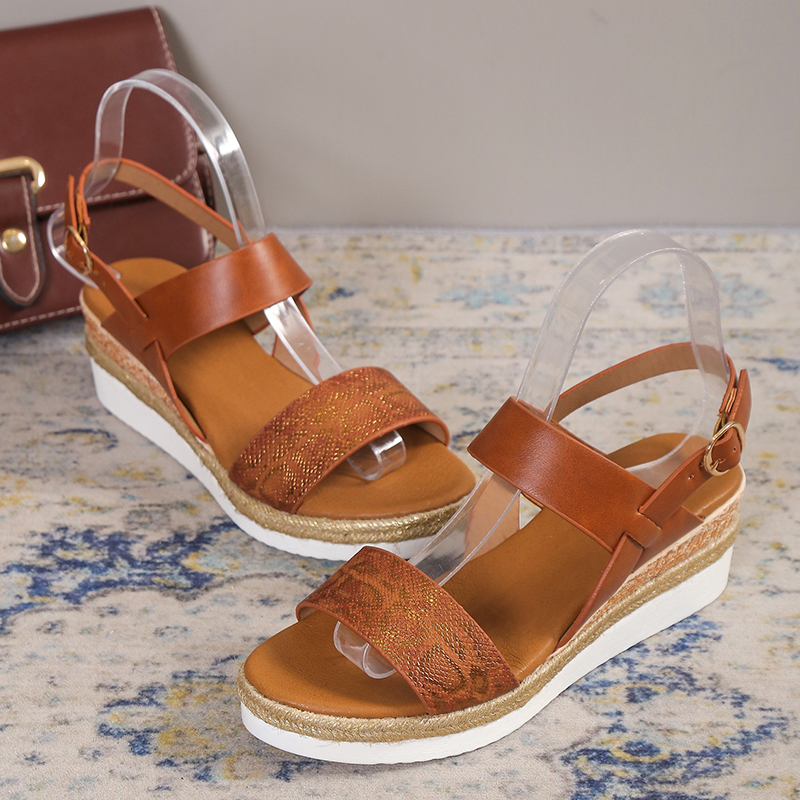 dh5367242 sandals Women's Fashion Open Toe Ankle Platform Ladies Roman Sandals Buty Damskie Wedges Shoes Mujer 2023 9e91 9906