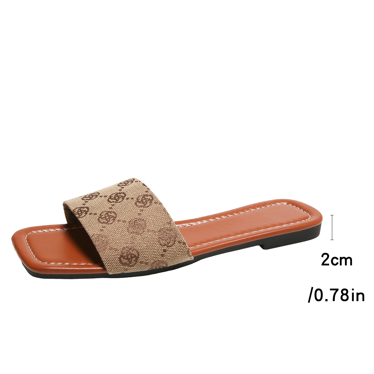 Women Slippers Print Random Flats Shoes Casual Sandals Summer New Brand Women Shoes Designer Slides Femme Beach Flip Flops