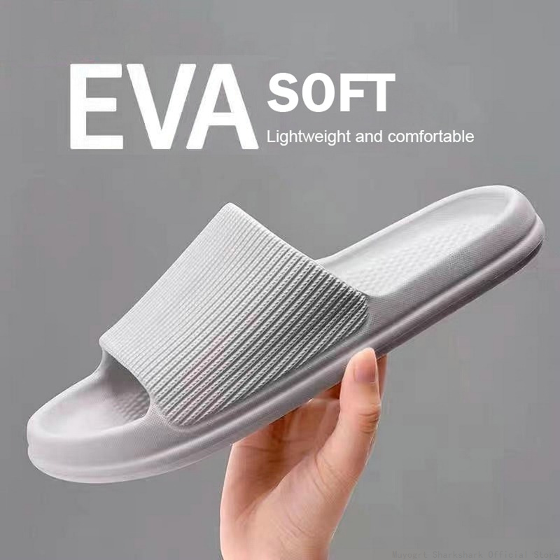 Men'S Fashion Soft Sandals Anti-Slip Wear-Resistant Eva Sole Comfortable Home Slippers Bathroom Bath Flip-ps 8f39