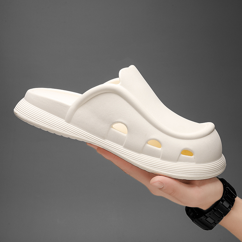 Fashion Men Slippers Slides Indoor Outdoor Sandals Beach Soft Thick Sole Slippers Casual Shoes Mens Flip-flops Home Slippers New