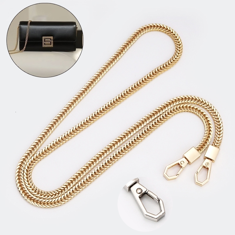 Metal Alloy Bag Chain Shoulder Straps 6mm Handbag Handle Replacement Accessories 240829