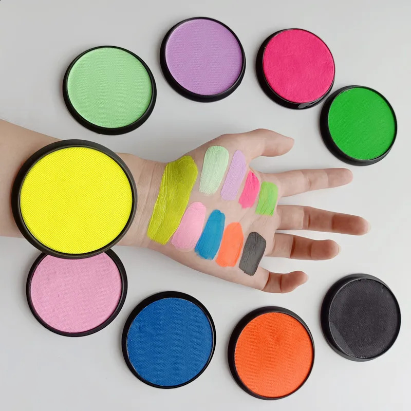 Professional 20g painting water-soluble fluorescent pigment Halloween party makeup tool body painting 240829