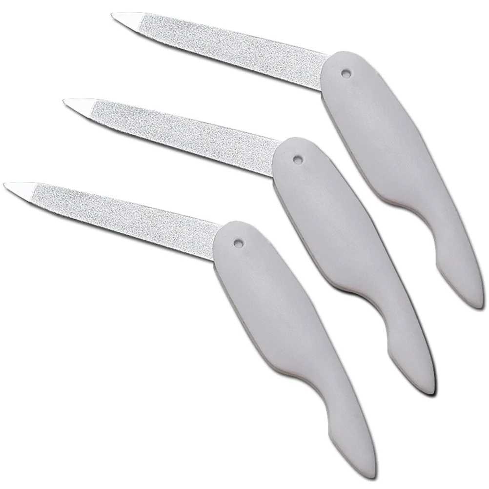 10 folding nail files gel polishing buffer files Manicure double-sided folding W240829