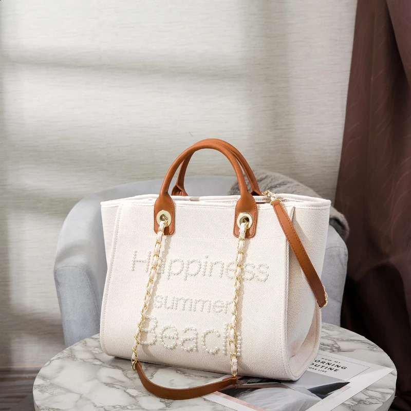 er Purses And Handbags Canvas Tote Bags Large Capacity Shopper Bags Top purse Bag Beach Bag Shoulder Bags 240830