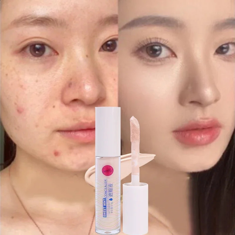 Concealer foundation make-up full coverage spots dark circles liquid concealer makeup stick skin tone cosmetics 240829