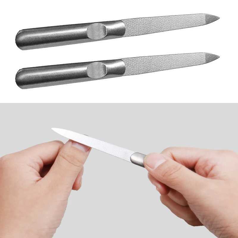 Professional nail file stainless steel polishing block sanding machine for nail processing tools nail art beauty equipment tools W240829