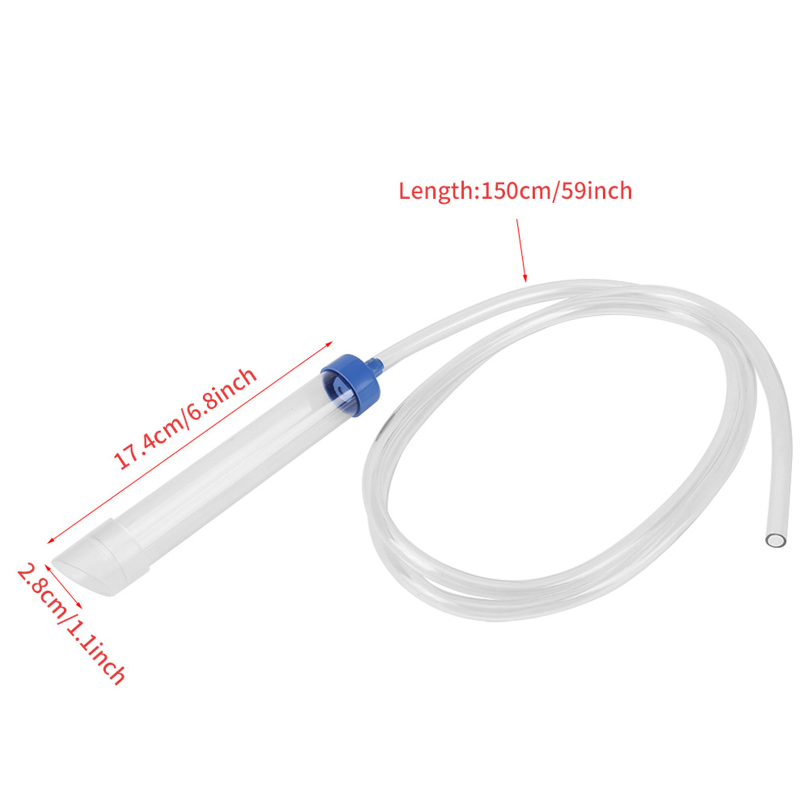 Fish Tank Air Pump Cleaning Tools Aquarium Manual Water Changer Handheld Aquarium Cleaner Vacuum Siphon Pump