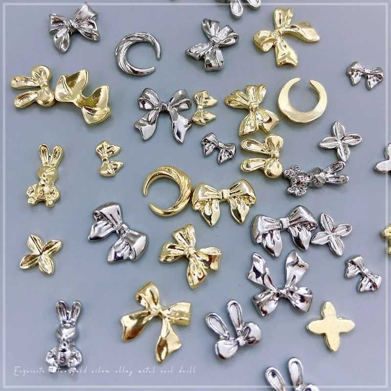 10 Butterfly Accessories Ribbon Accessories Ribbon Decoration for Nail Charm Bow Charm Nail Patterns Bow Kavay Charm Nail Accessories W240829
