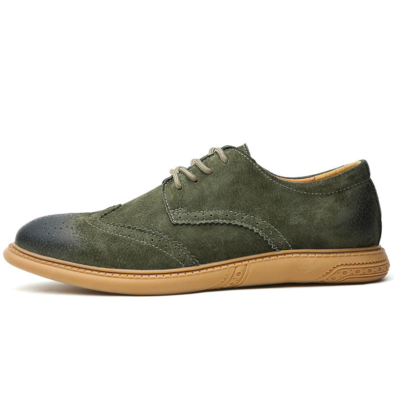 Mens Dress Shoes New Brogue Shoes Men Leather Shoes Vintage Carved Formal Business Flats Shoes Men Wedding Shoes Plus Size K260328