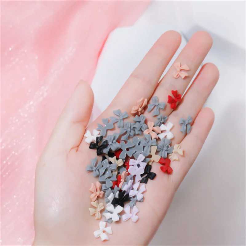 5 pieces/batch of nail art decorations 3D plastic butterfly charm Kawaii DIY nail polish applique jewelry accessories hand makeup W240829