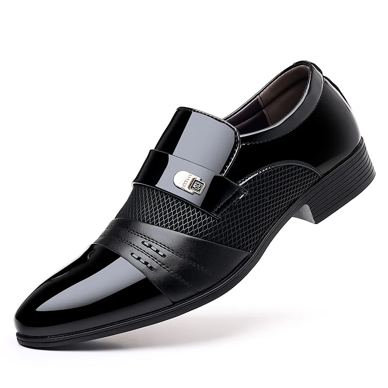 Mens Soles - Wine Leather Oxfords hot Business Formal Shoes, Red Sole Men's Dress Shoes Elegant Slip-On Loafers