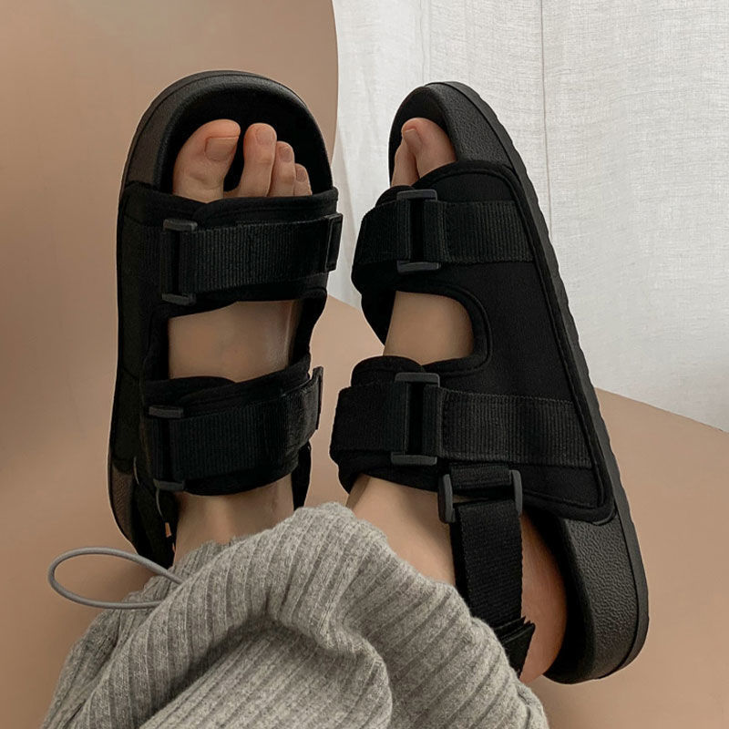 Summer Shoes Woman Flat Platform Sandals Women Soft Casual Open Toe Wedges Women Shoes Beach Sandal Denim Comfortable Sandalias