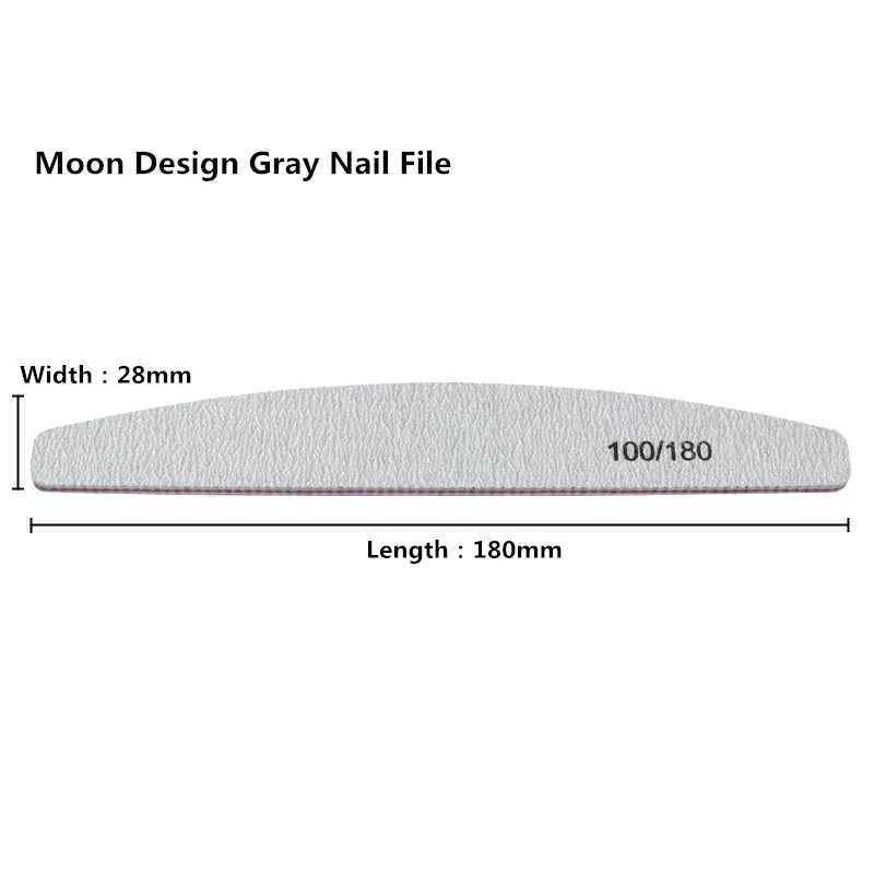 Nail art file 100/180 nail accessories gel nail polish polishing foot processing buffer nail care tool lime a ongle W240829