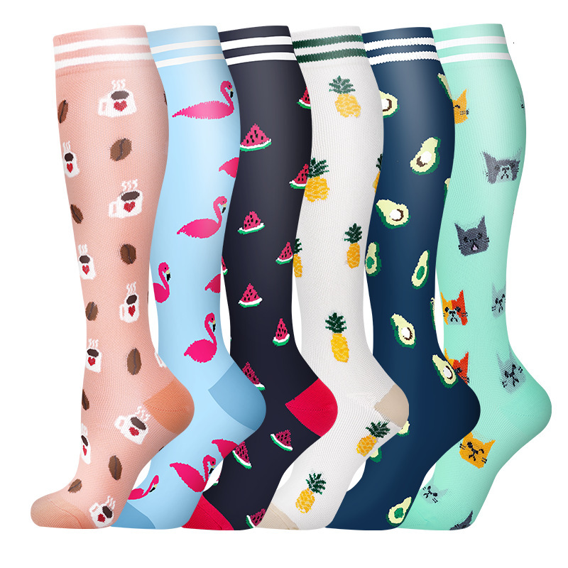 Hot selling outdoor sports men and women cycling compression pressure for nurses calf socks