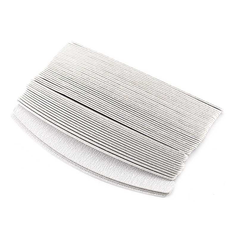 50 pieces/batch of replaceable nail files sturdy sandpaper foot pads lime professional detachable pads with metal plates used for processing tools W24