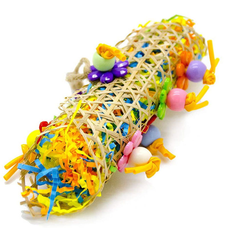 Parrot Swing Chewing Toys Cage Accessories Bird Supplies 3 Pieces Parrot Toys Set Bird Hanging Cage Toy