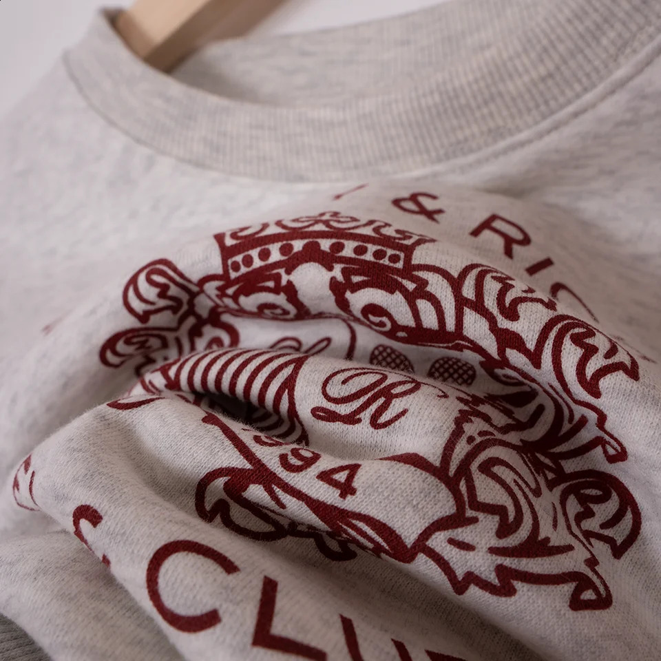 ZESSAM el Club Letter Graphic Print Sweatshirt Women Long Sleeve Sporty Female Pullover Vintage Casual Short Style Lady Top 240827