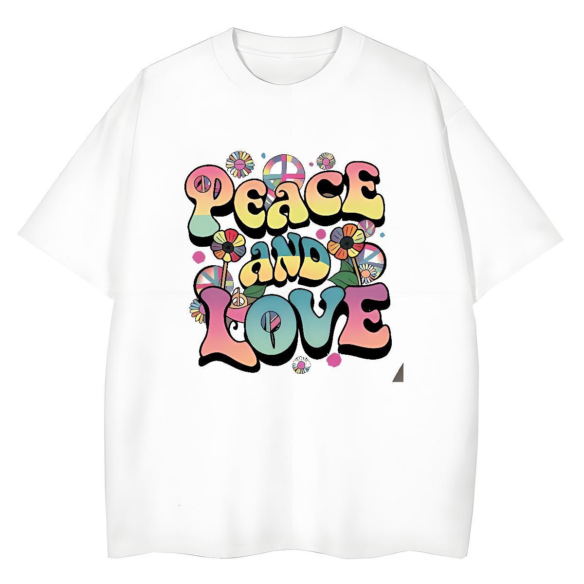 Soft Couples T Shirts 230g Pure Cotton letter Street Wear Woman T Shirts Breathable Crew Neck Anime Print Clothings