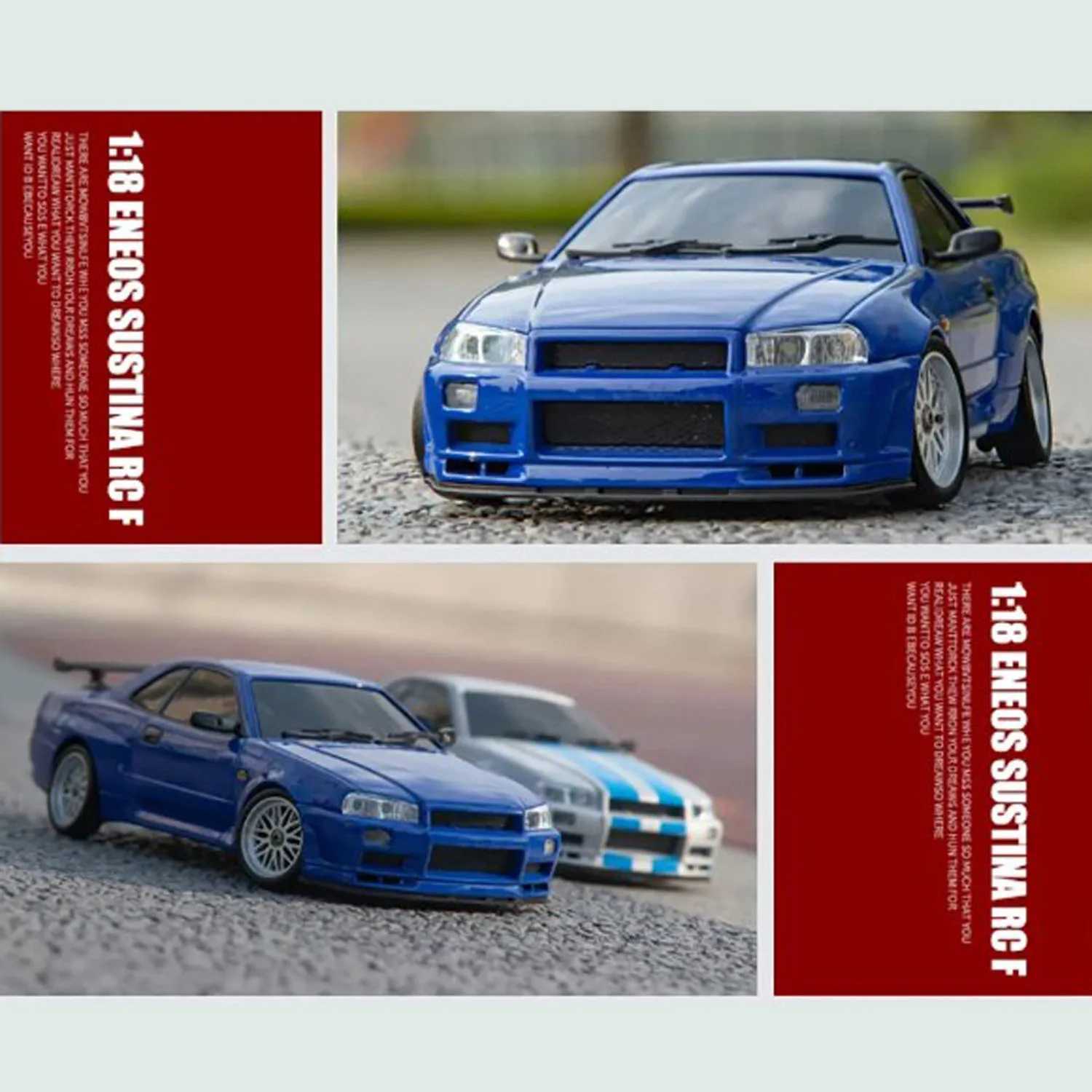 1/18 LDRC 4x2 RC racing RWD remote control drift car gyroscope LD1899 wireless lighting system Tokan boy toy W240829