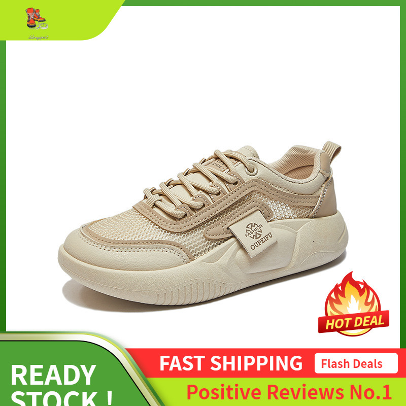 Ddmysports Ins Korean Version Mesh White For Women Summer New Height Increasing Student Board Breathable Casual Shoes XF OUTDOOR