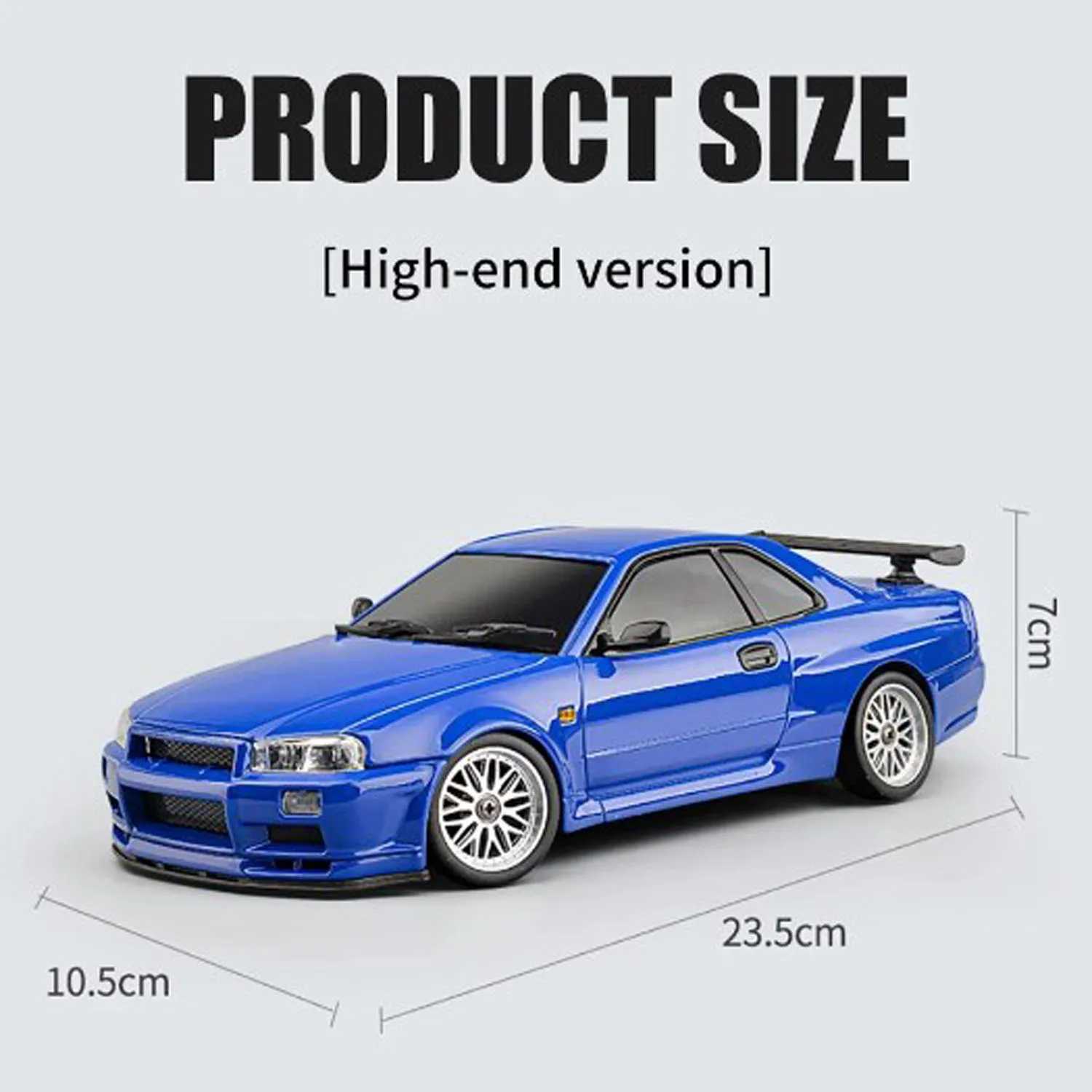 1/18 LDRC 4x2 RC racing RWD remote control drift car gyroscope LD1899 wireless lighting system Tokan boy toy W240829