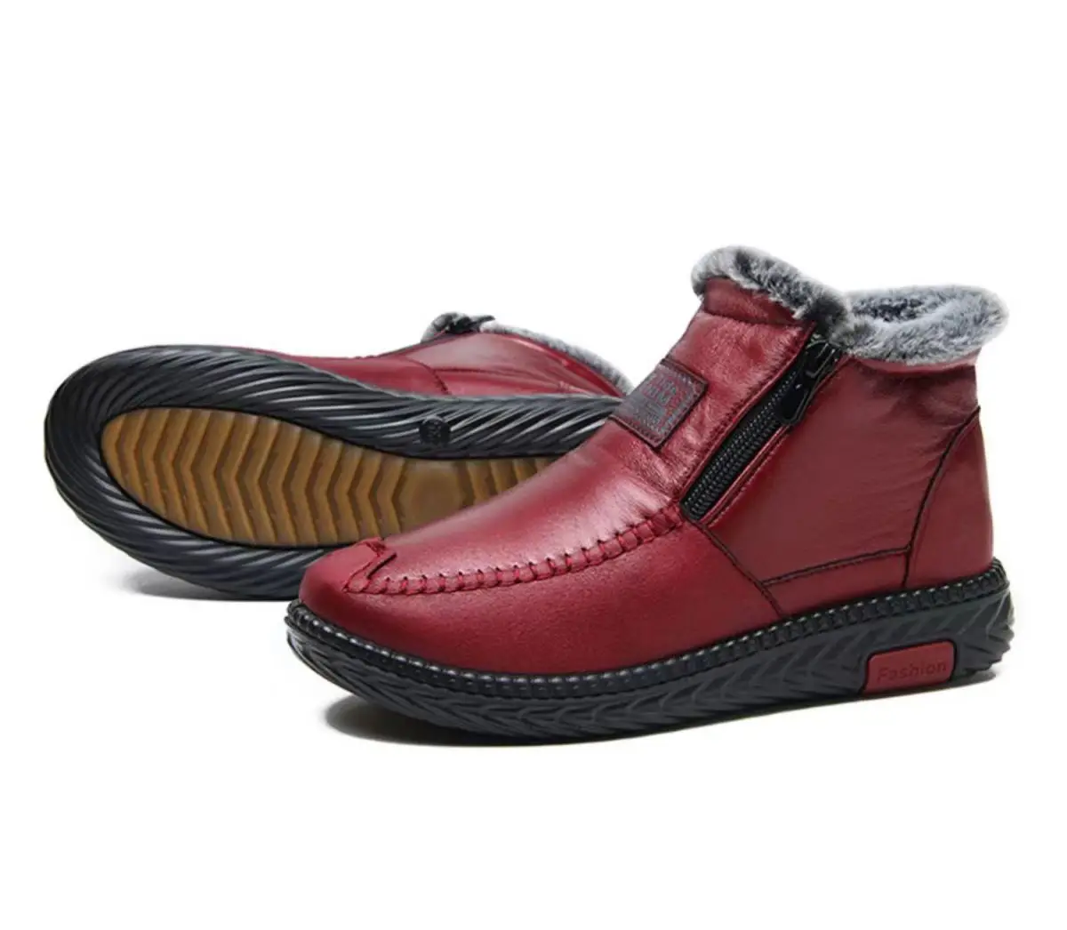 2023 Fashion Winter Women Shoes Causal Antislip Fenmale Snow Warm Fur Waterproof Plush Boots