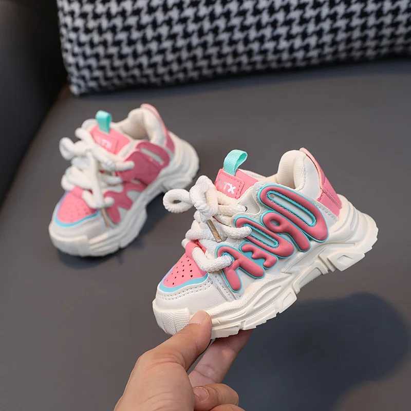 Childrens Sports Shoes Kids Sneakers Toddlers Boys Girls Casual Shoes Air Mesh Breathable Fashion School Running Shoes New SoftXJ250311