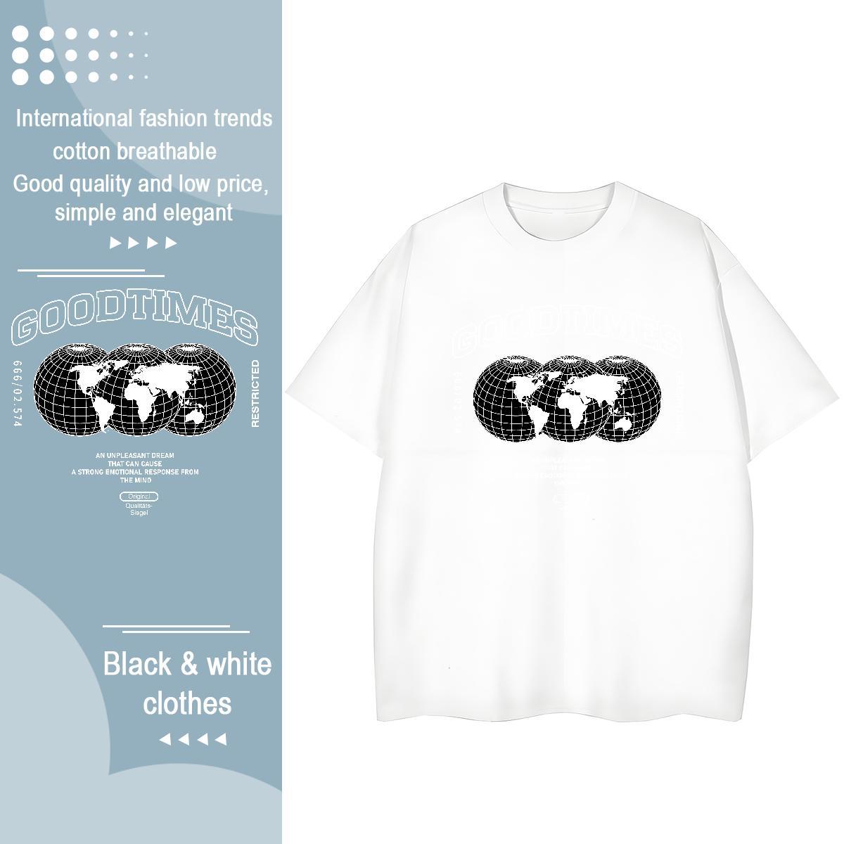Wholesale Woman Tshirt 230g Pure Cotton earth Sports Casual T shirt O Neck Short Sleeves Oversized L-4XL Tops Tees