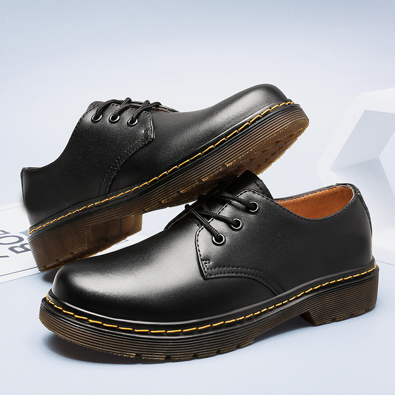 Luxury Brand Outdoor Work Shoes Thick Bottom Versatile Oxford Shoes Lace Up Safety Shoes Beef Outsole Comfort Soft sole Casual