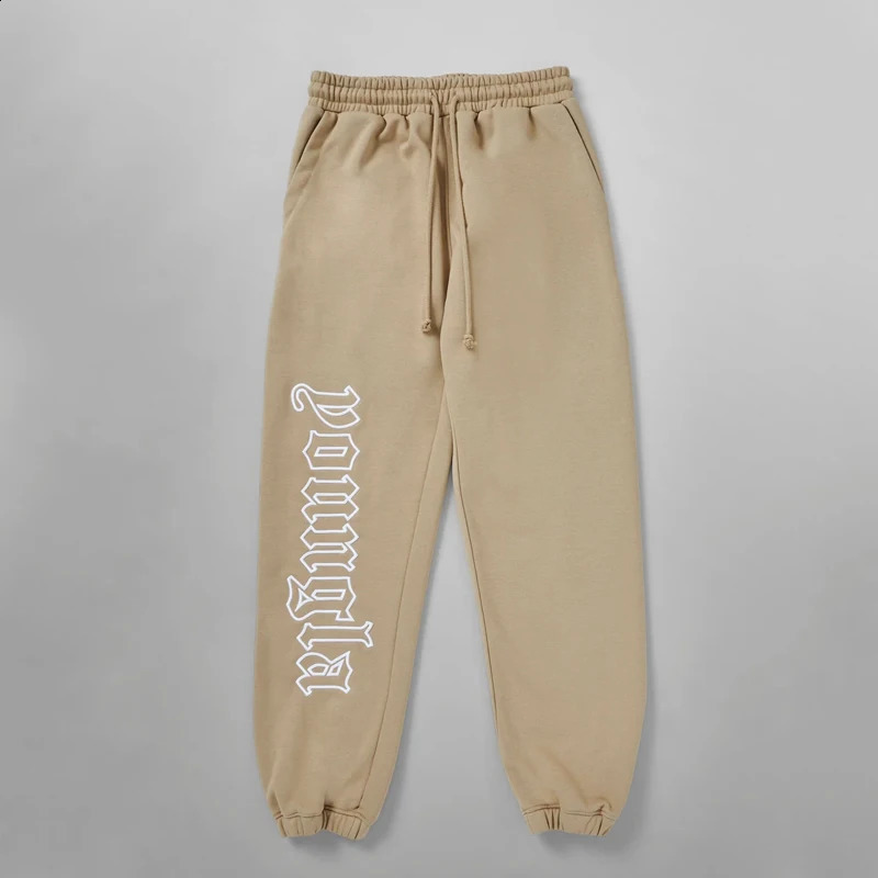 Winter 2023 Mens Sweatpants Joggers Gym Running Sports Fitness Cotton Mid Waist Drawstring Casual Pants man Autumn 240829