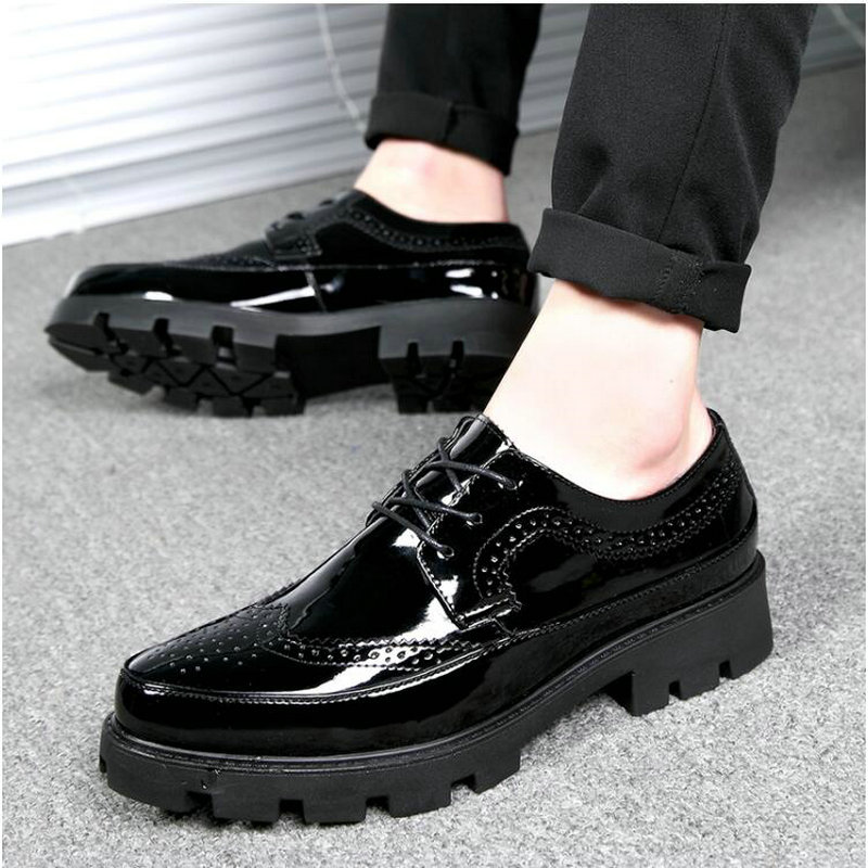 New Luxury Fashion Wedding Business Shoes Men Oxford Dress Shoes crocodile Pattern Men Formal Shoes 2023