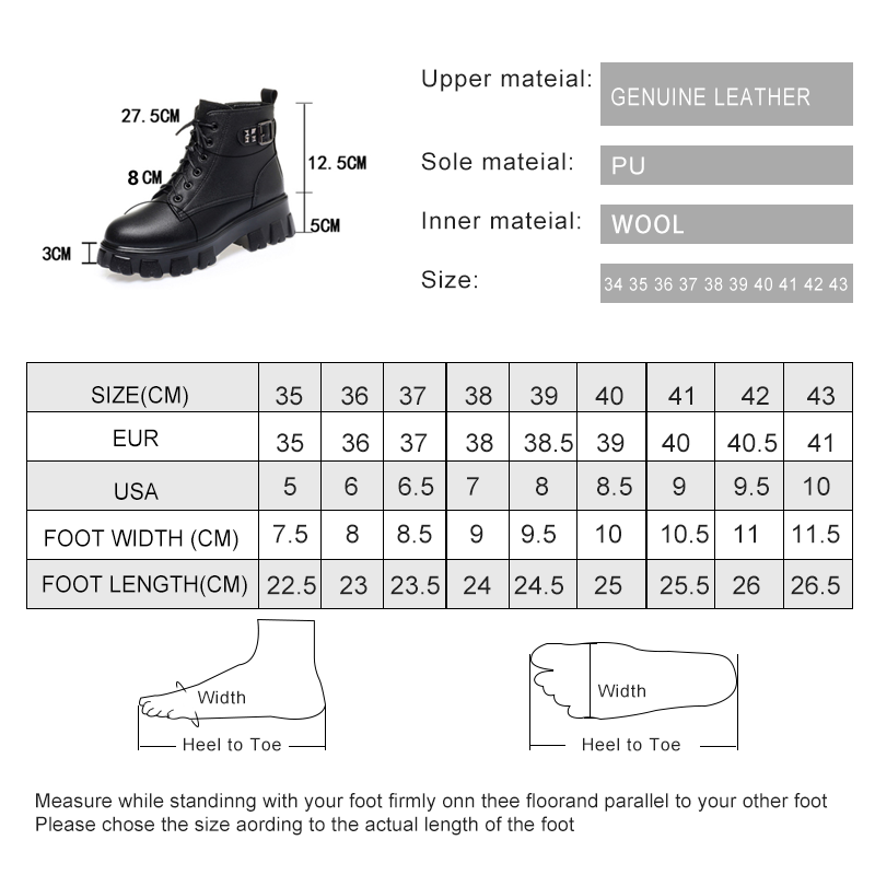 AIYUQI Women Winter Boots Genuine Leather 2024 New Fashion Natural Wool Warm Marton Boots Women Thick-soled Women's Ankle Boots