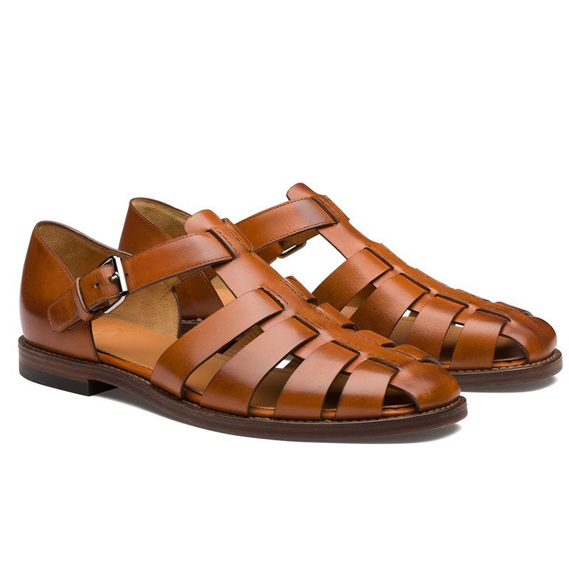 Summer Men's Sandals Leather Dress Shoes Outdoor Soft Pointed Formal Men Wedding Sandals Classic Light Slippers Sandals Sneakers