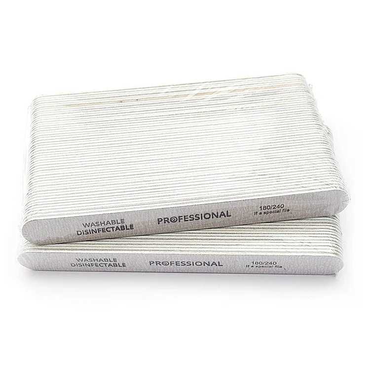 5/10 pieces of professional nail files 100 180 240 Buffers set wooden nails Accesorios sanding nail art tools shiny block nail files W240829