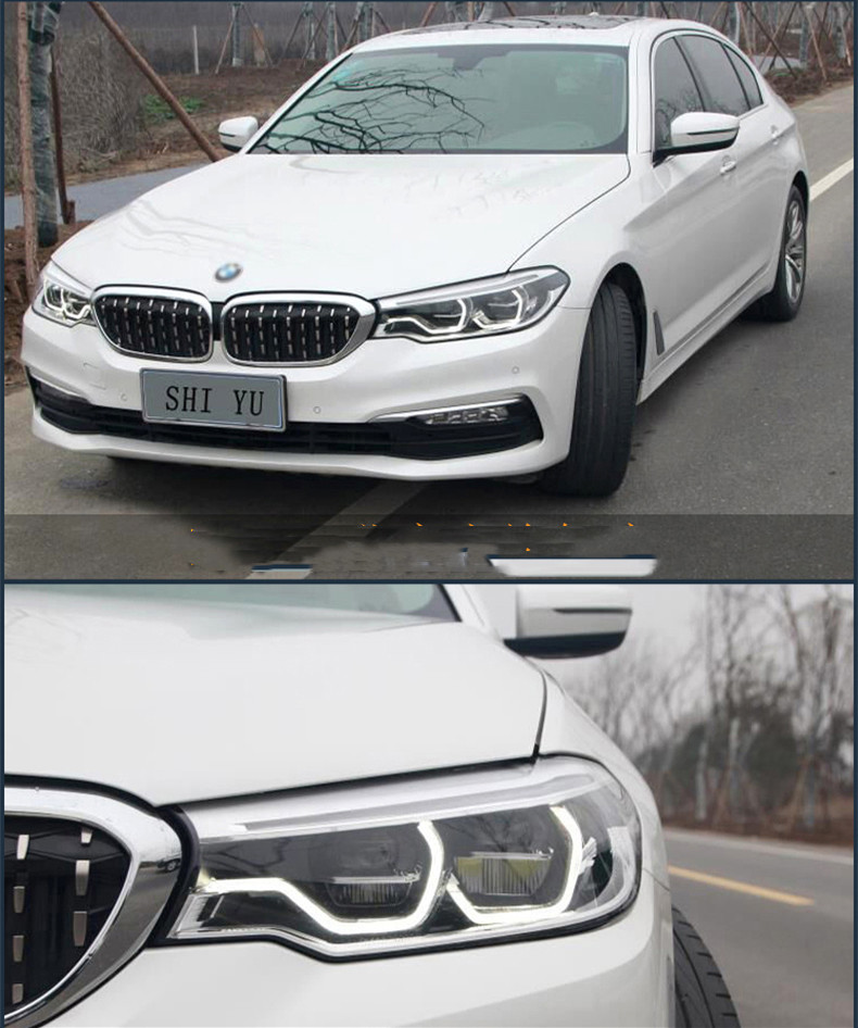Car LED Daytime Running Lights For BMW G30 Headlights 20 17-20 20 525i 530i 535i G38 F90 Low Beam Front Lamp