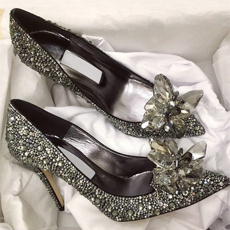 Newest 2024 Rhie Dream French Stiletto Wedding Pumps Bride Bridesmaid Shoes Crystal High heels women c831 smaid