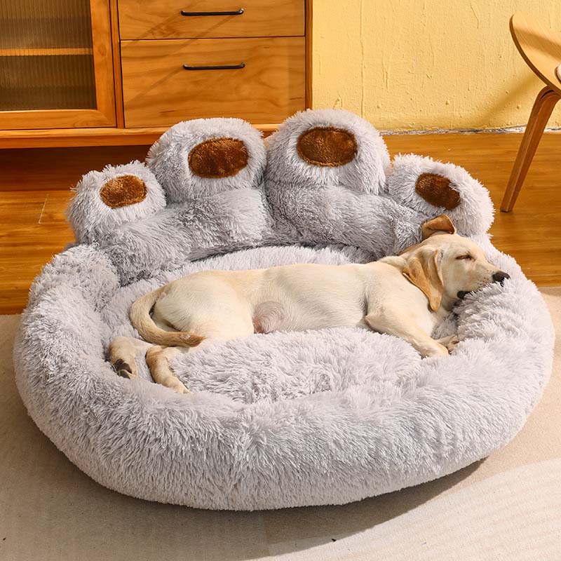 Soft Fluffy Dog Beds Long Plush Cat Mat Padded Sofa Sleeping Cushion Pet Kennel Warm Accessories Hand Washable Dog Supplies