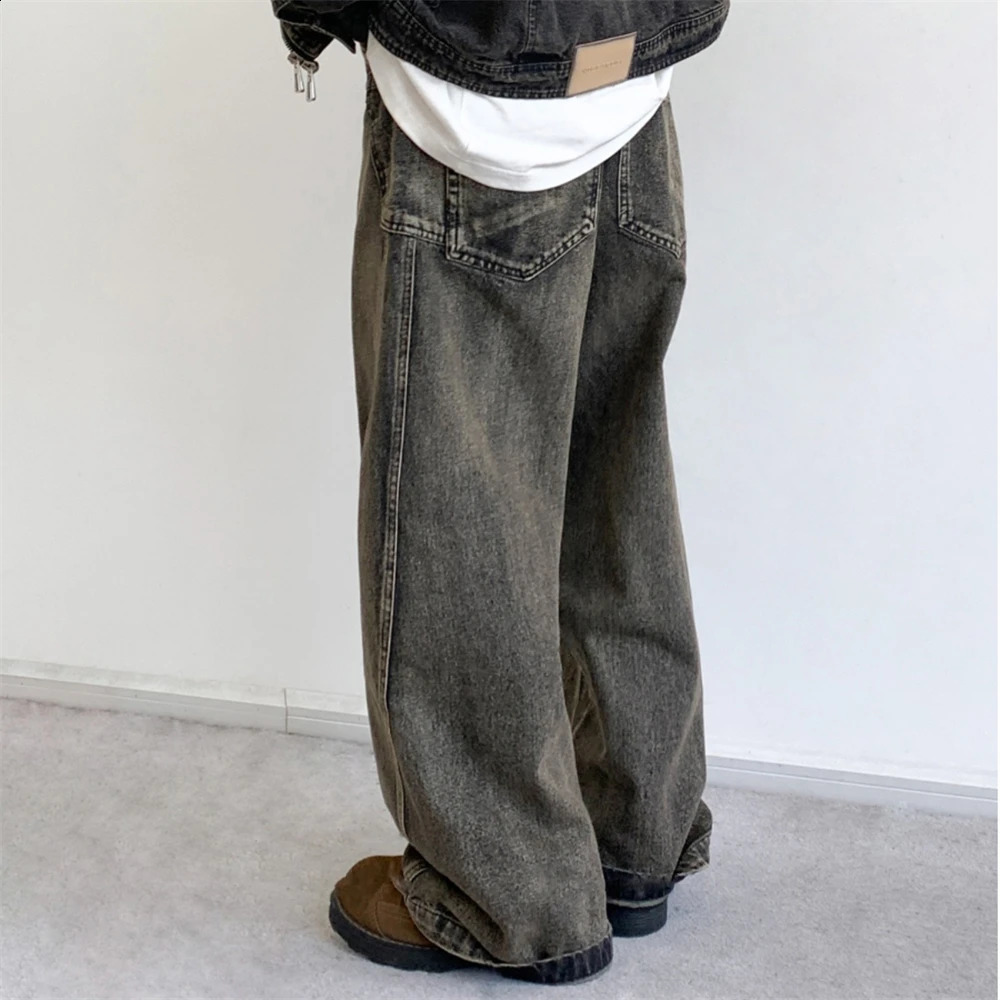 American Streetwear High Quality Baggy Jeans For Men Women Hip Hop Trousers Vintage Casual Denim Cargo Pants Korean Jeans Unisex 240829