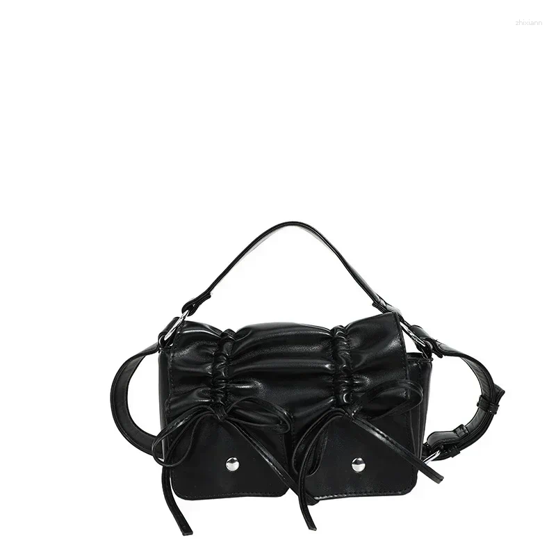 Free Shipping Shoulder Bags Pu Zipper Bow Ladies 2024 Fashion Simplicity Classics Crossbody For Women Bolsas Femininas Designer Bag Luxury Bag Tote Ba
