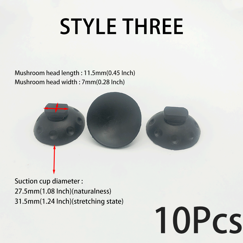 10Pcs Rubber Suction Cup Clips Set For Water Pump Aquarium Supplies Prevent Displacement