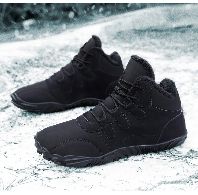 2024 Cotton New Thick Couple Snow Warm Low Top Shoes Winter Anti Slip Comfortable Quality Ankle Boots For Men New And Women 97A0