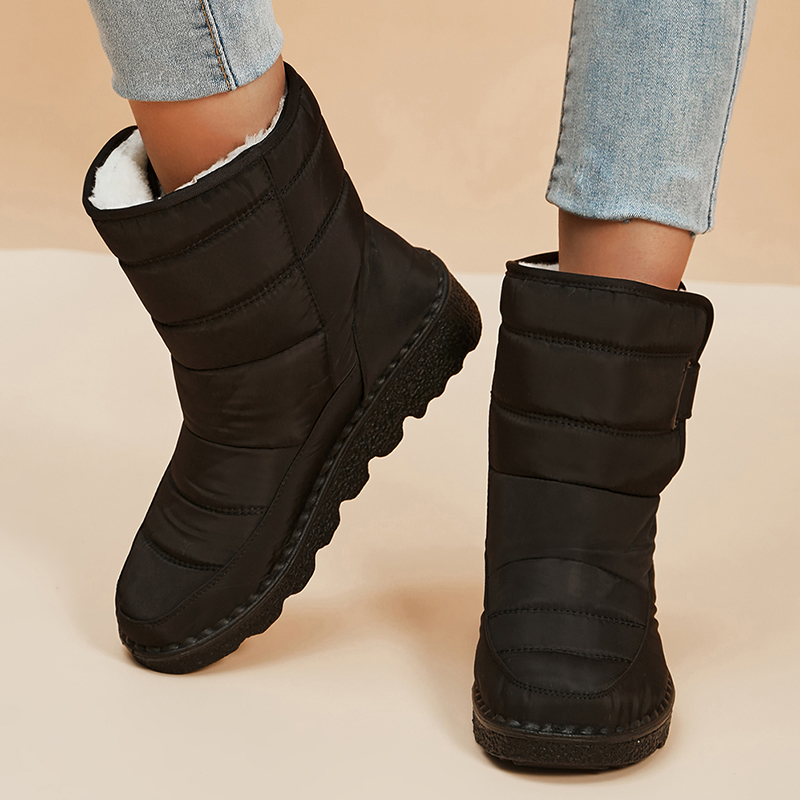 Plush Thicken Snow for Women Keep Warm Waterproof Winter Boots Woman Comfortable Non-Slip Ankle Botas Cotton Shoes Size 44 0c8b Comtable