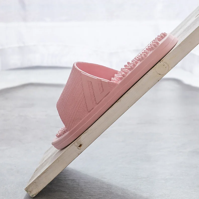 Summer Soft Non-Slip Massage Slides: Stylish Men's and Women's Home Slippers