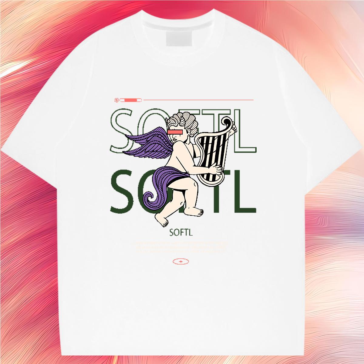 Cool Design T shirt 100% Cotton 230g character Sports Casual Oversized 3XL 4XL Breathable Short Sleeve Men Tees Classic Tops Shirt