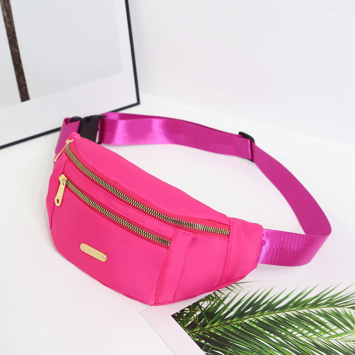 Fanny Packs Small Crossbody Sling Bag for Women Adjustable Strap Fashion Chest Belt Bum Sports Workout Traveling Waist 240830Z