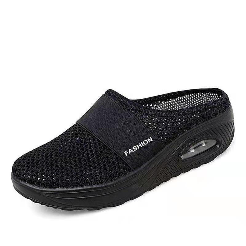 New Shoes Casual Increase Cushion Sandals NEW hot Non-slip Platform Sandal For Women Breathable Mesh Outdoor Walking Slippers 42