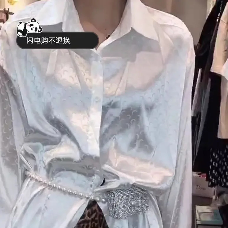 miyagawa Pearl Belt Accessorie Small Bag Decoration Paired with Dress Chain Waist packs Ins Fashion 240830Z