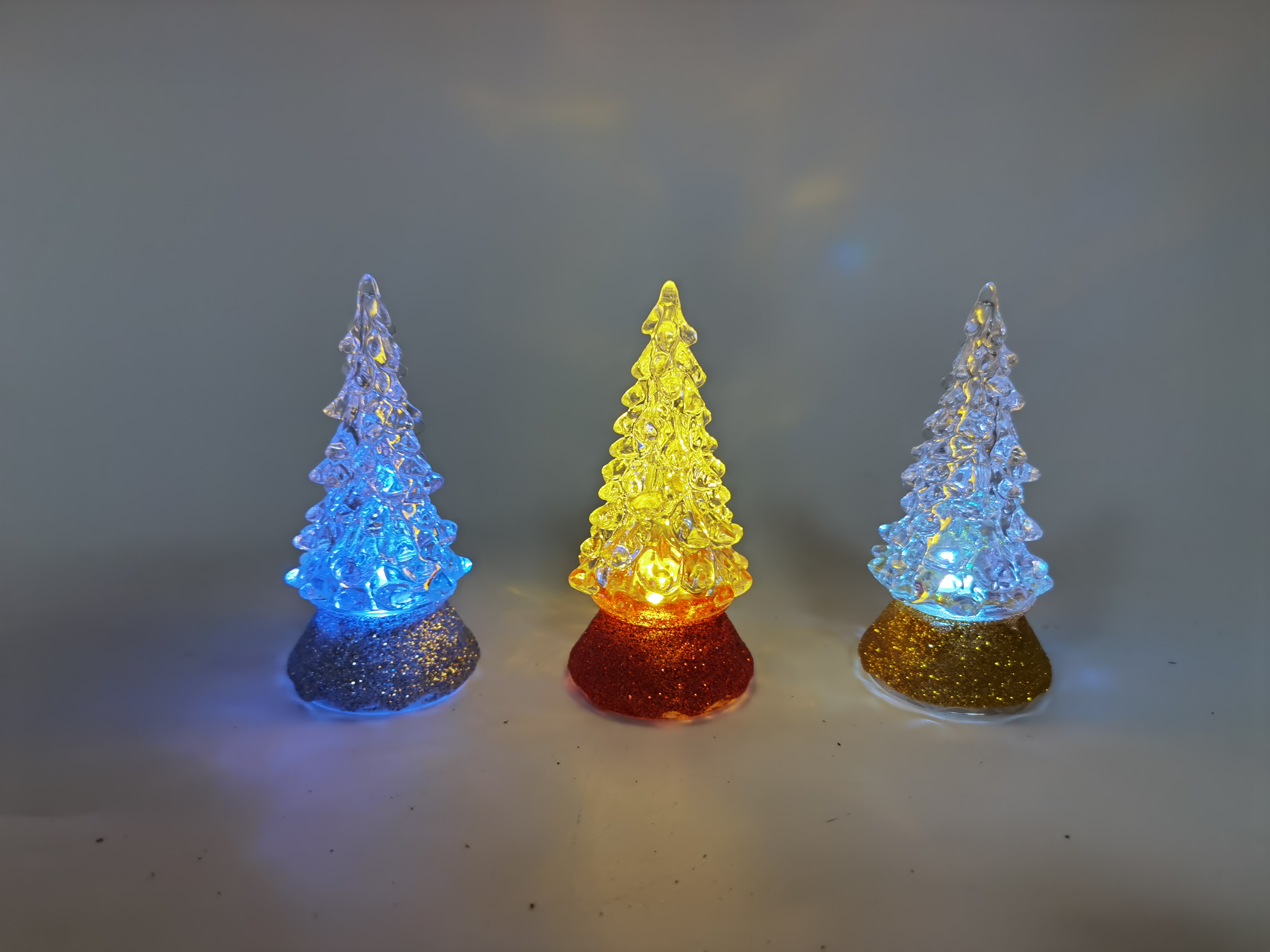 festival one layer holiday gift LED lights Christmas tree shape nightlight decoration