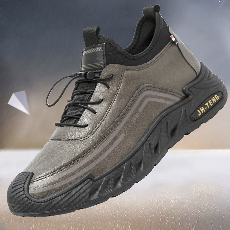 Large size men's shoes outdoor leisure sports shoes fashion trend walking travel shoes new men's running shoes