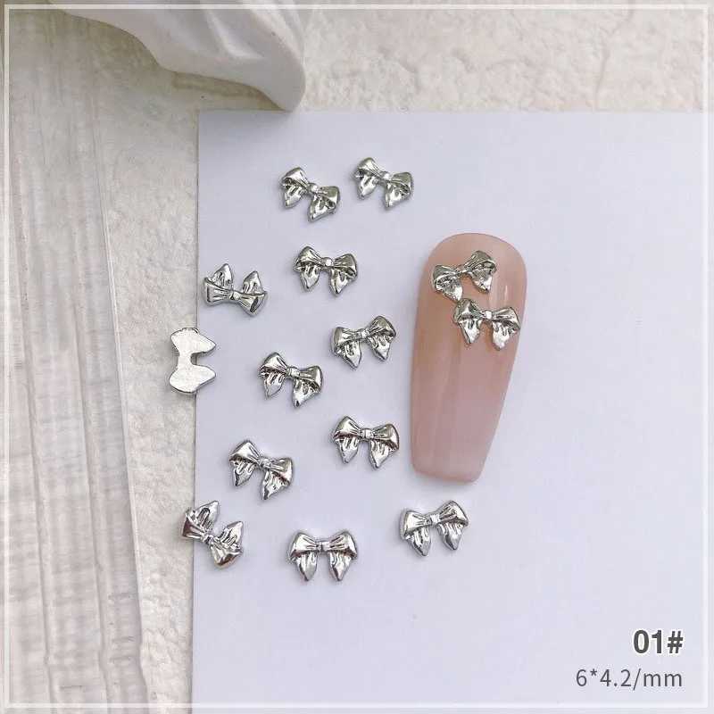 10 Butterfly Accessories Ribbon Accessories Ribbon Decoration for Nail Charm Bow Charm Nail Patterns Bow Kavay Charm Nail Accessories W240829